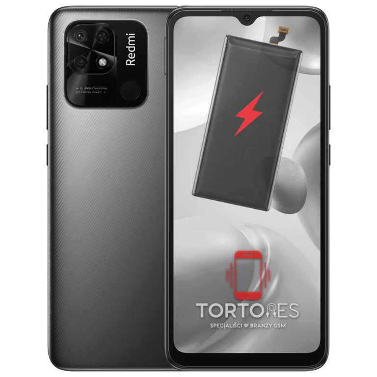 Redmi 10C z ilustracją baterii - wymiana baterii