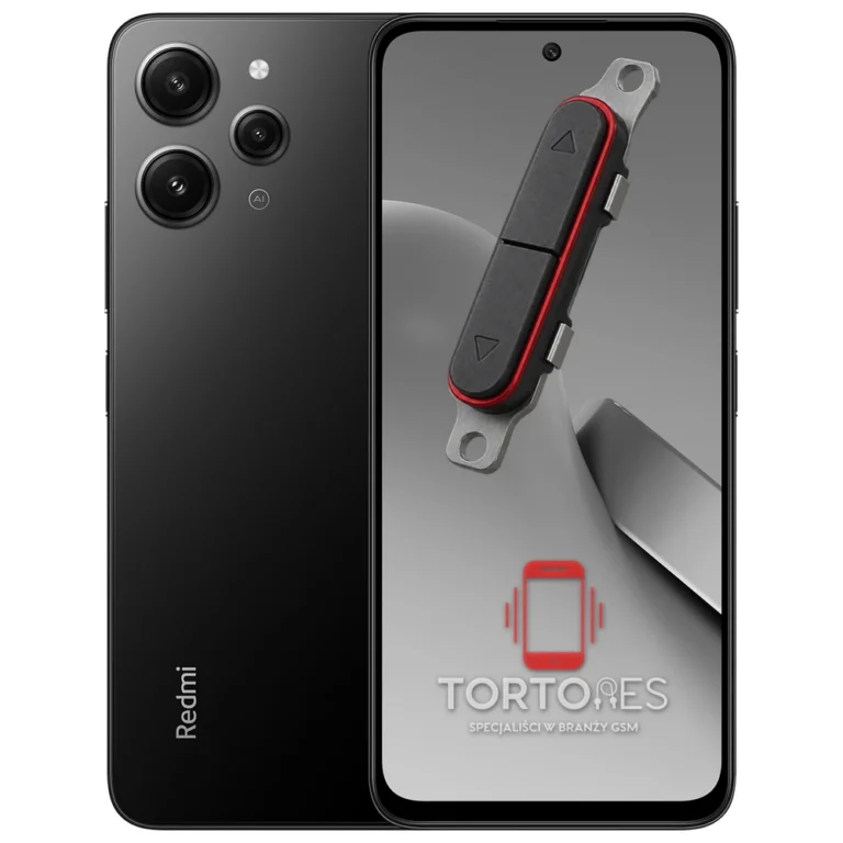 Redmi 12 z symbolem przycisków - naprawa przycisków włączania i głośności