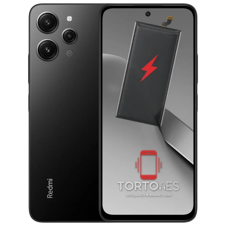 Redmi 12 z ilustracją baterii - wymiana baterii