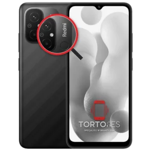 Redmi 12C z lupą na tylnych aparatach - wymiana tylnej kamery