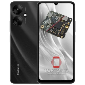 Redmi 13C 5G z ilustracją zalania - czyszczenie po zalaniu