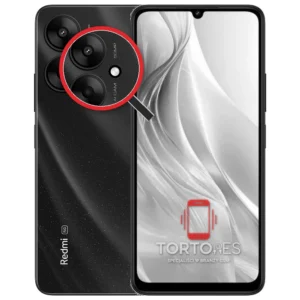 Redmi 13C 5G z lupą na tylnych aparatach - wymiana tylnej kamery