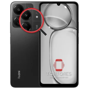 Redmi 13C z lupą na tylnych aparatach - wymiana tylnej kamery