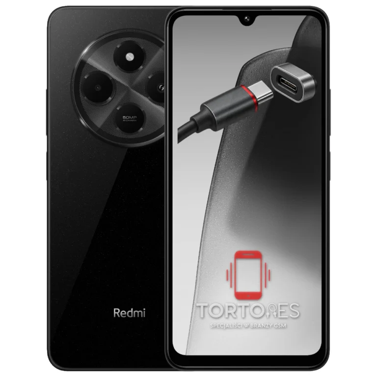 Redmi 14C z ilustracją złącza ładowania - naprawa złącza ładowania