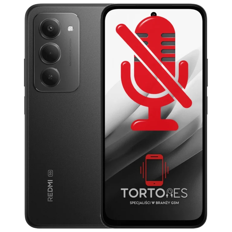 Redmi 15 5G z symbolem mikrofonu - naprawa mikrofonu