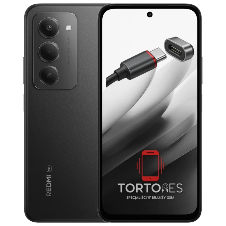 Redmi 15 5G z ilustracją złącza ładowania - naprawa złącza ładowania