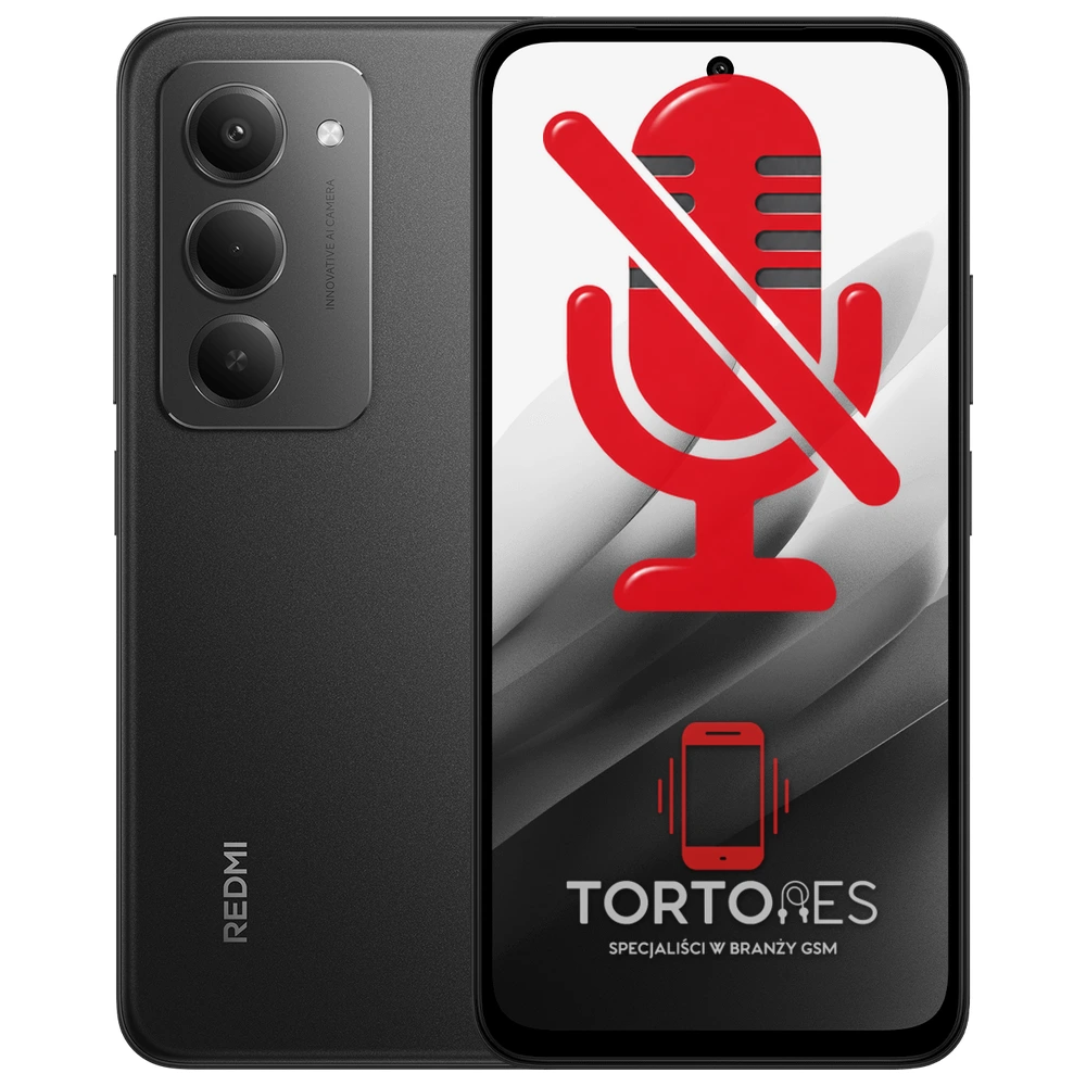 Redmi 15 z symbolem mikrofonu - naprawa mikrofonu