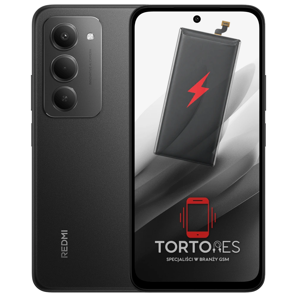 Redmi 15 z ilustracją baterii - wymiana baterii