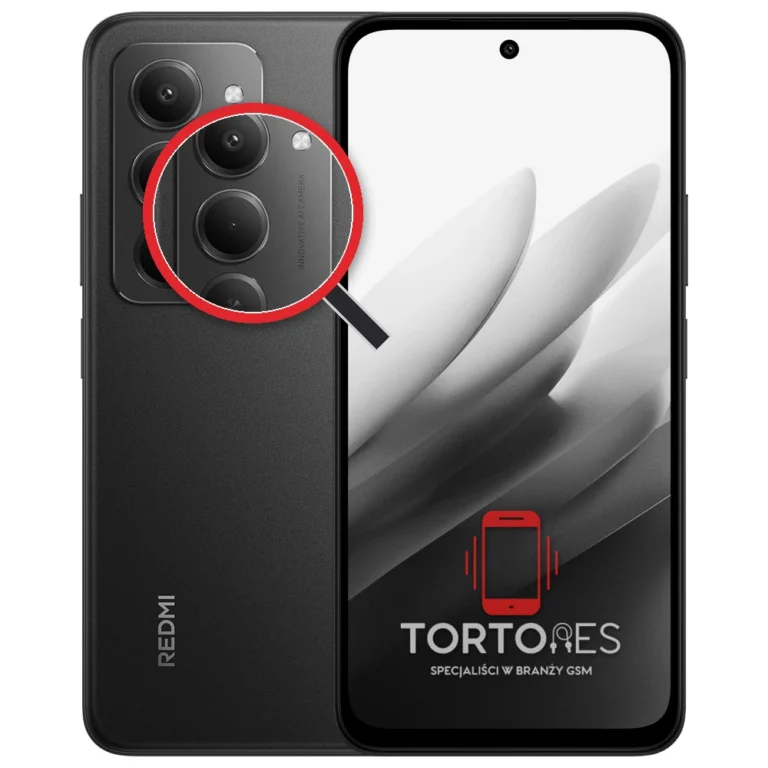 Redmi 15 z lupą na tylnych aparatach - wymiana tylnej kamery