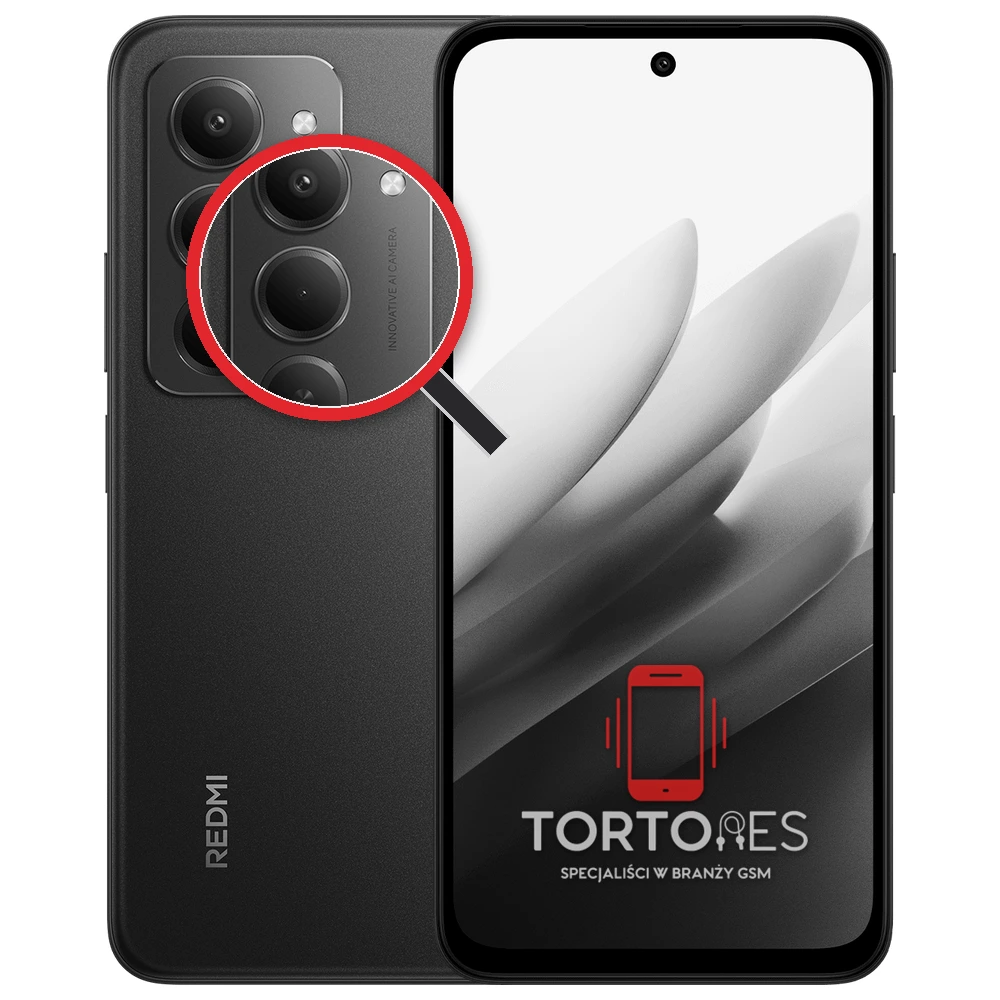 Redmi 15 z lupą na tylnych aparatach - wymiana tylnej kamery