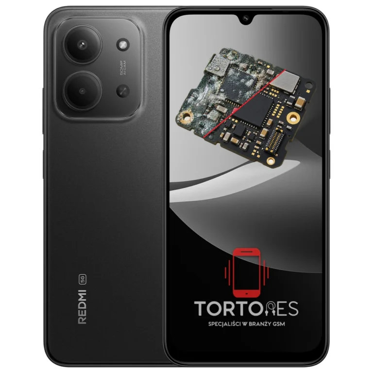 Redmi 15C 5G z ilustracją zalania - czyszczenie po zalaniu