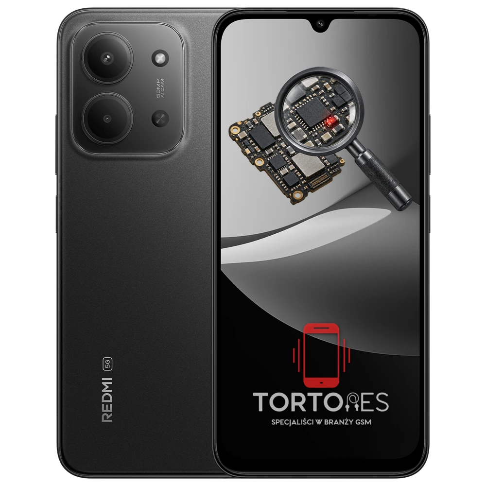 Redmi 15C 5G z symbolem diagnostyki - diagnoza telefonu