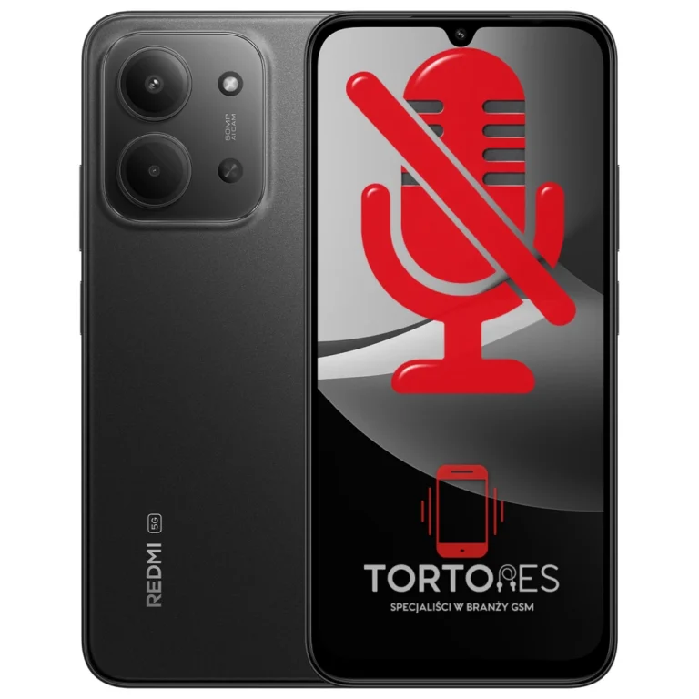 Redmi 15C 5G z symbolem mikrofonu - naprawa mikrofonu