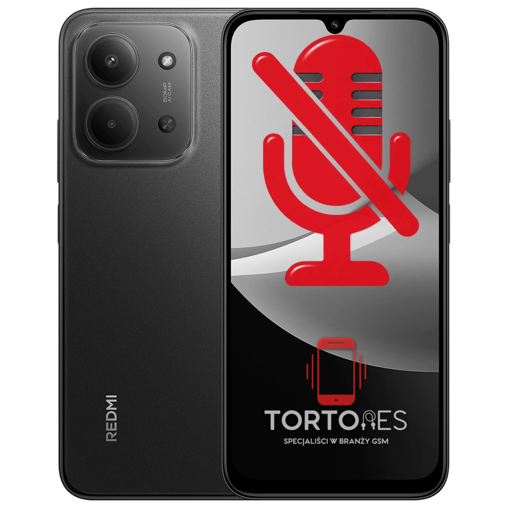 Redmi 15C z symbolem mikrofonu - naprawa mikrofonu
