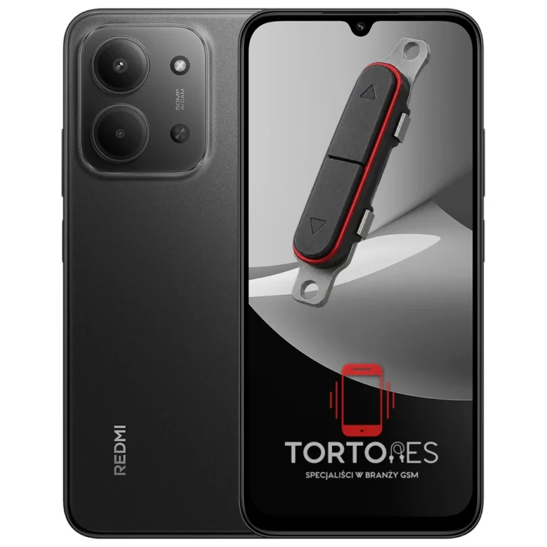 Redmi 15C z symbolem przycisków - naprawa przycisków włączania i głośności