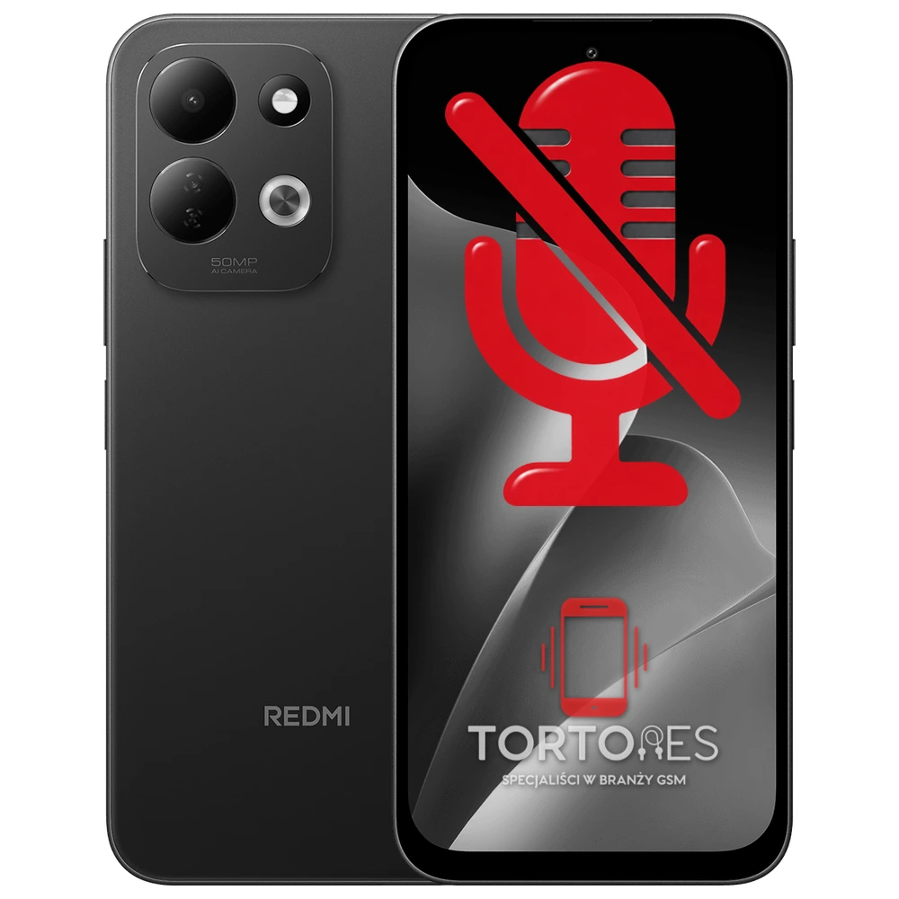 Redmi 17 z symbolem mikrofonu - naprawa mikrofonu