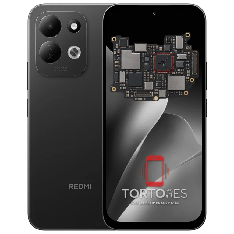 Redmi 17 z ilustracją płyty głównej - naprawa płyty głównej