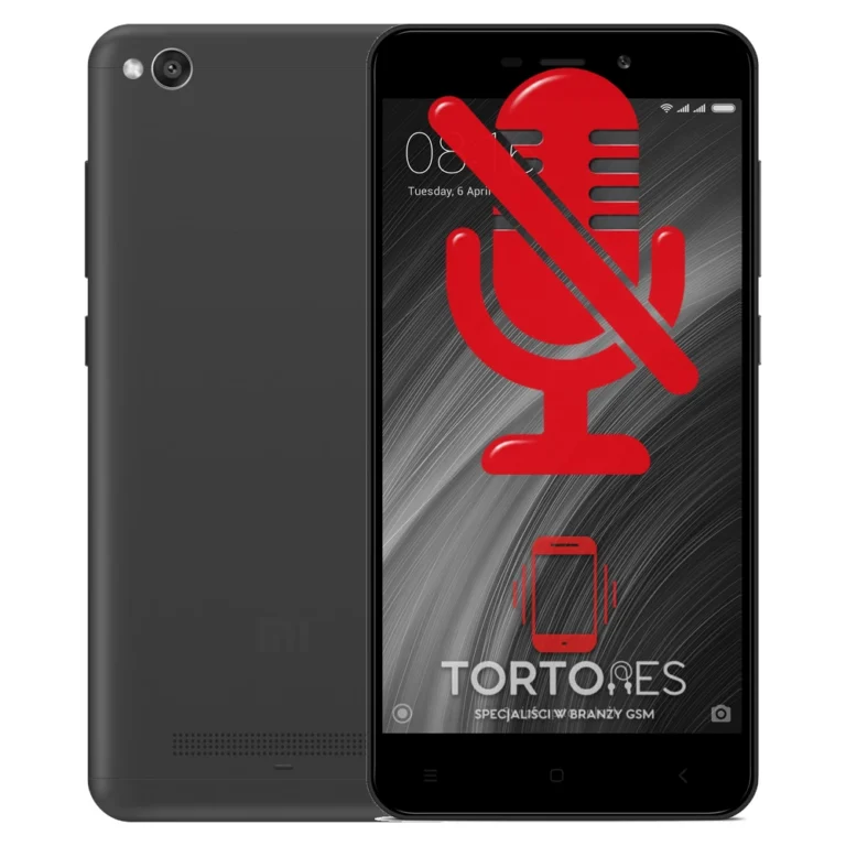 Redmi 4A z symbolem mikrofonu - naprawa mikrofonu