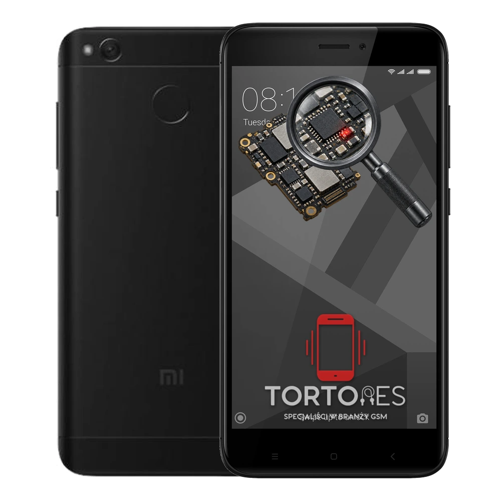 Redmi 4X z symbolem diagnostyki - diagnoza telefonu