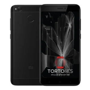 Redmi 4X z ilustracją pękniętego wyświetlacza - wymiana zbitego wyświetlacza