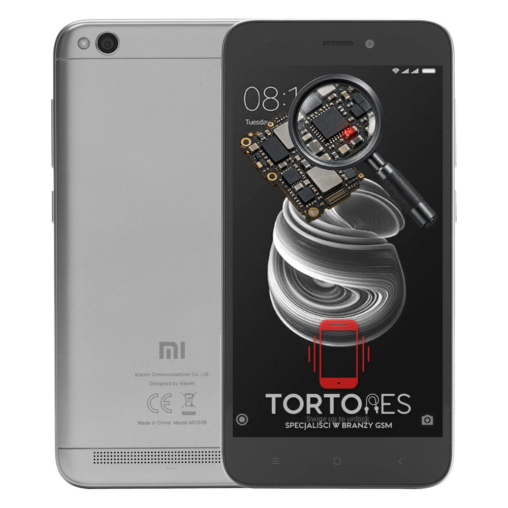 Redmi 5A z symbolem diagnostyki - diagnoza telefonu