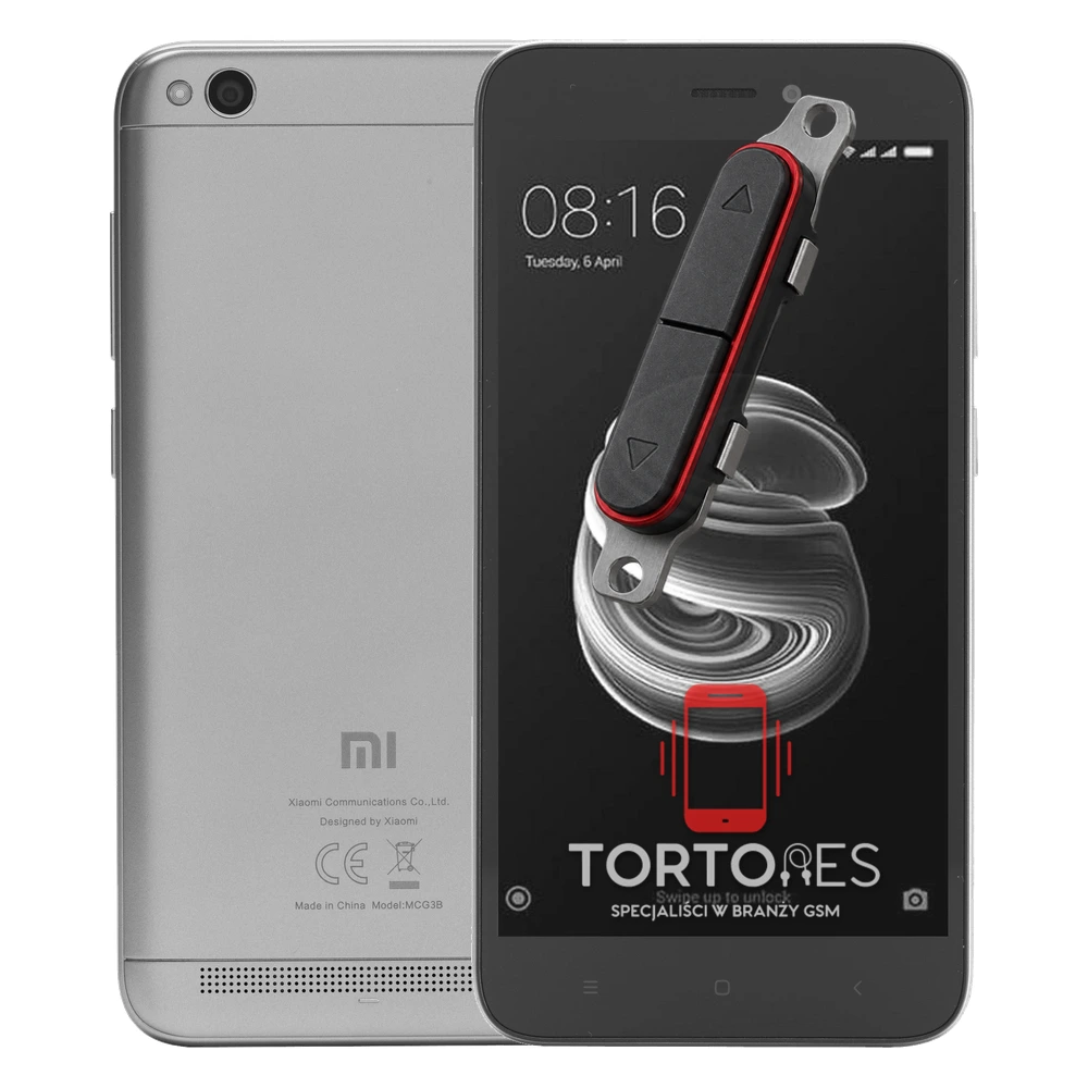 Redmi 5A z symbolem przycisków - naprawa przycisków włączania i głośności