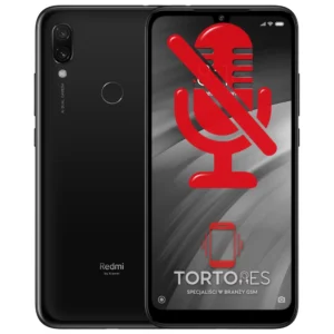 Redmi 7 z symbolem mikrofonu - naprawa mikrofonu