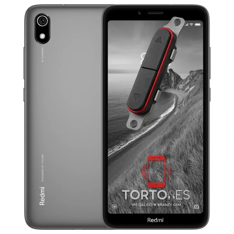 Redmi 7A z symbolem przycisków - naprawa przycisków włączania i głośności
