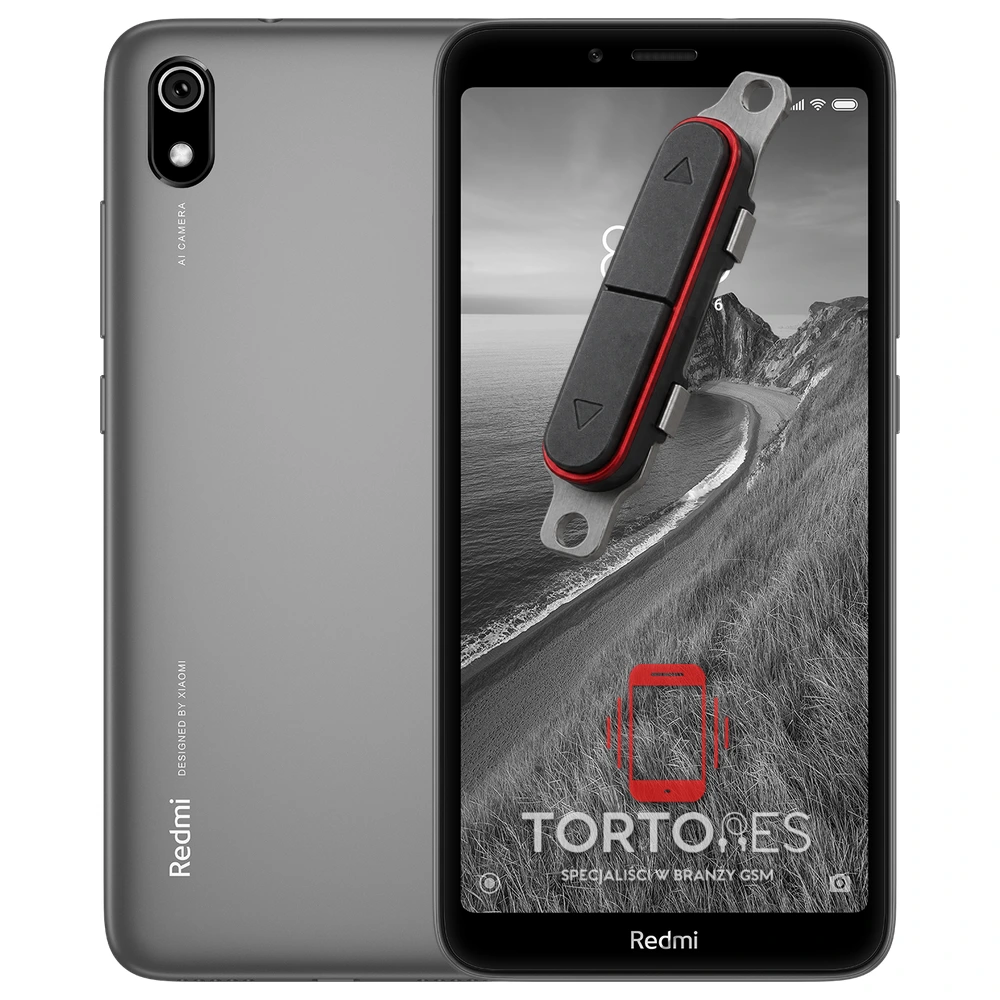 Redmi 7A z symbolem przycisków - naprawa przycisków włączania i głośności