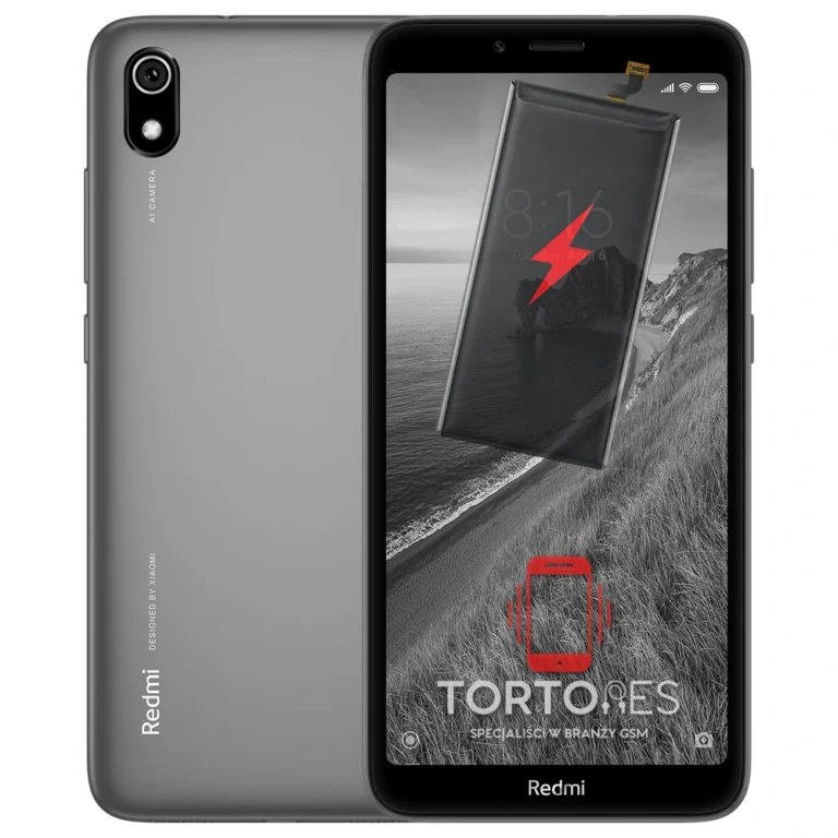 Redmi 7A z ilustracją baterii - wymiana baterii