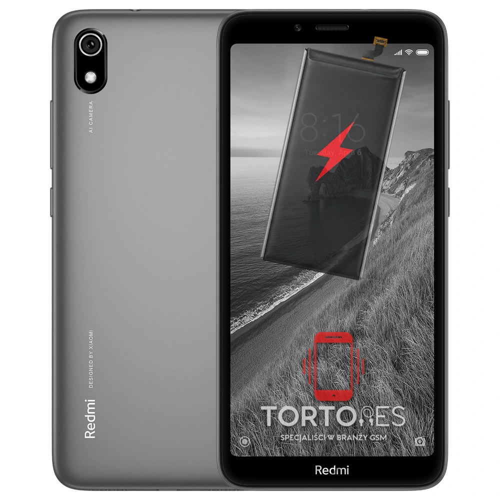 Redmi 7A z ilustracją baterii - wymiana baterii