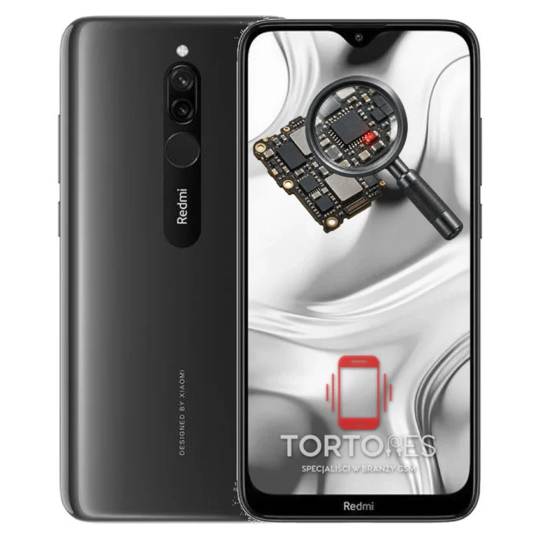 Redmi 8 z symbolem diagnostyki - diagnoza telefonu