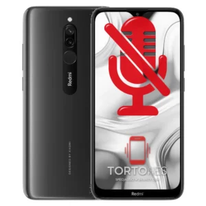 Redmi 8 z symbolem mikrofonu - naprawa mikrofonu