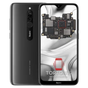 Redmi 8 z ilustracją płyty głównej - naprawa płyty głównej