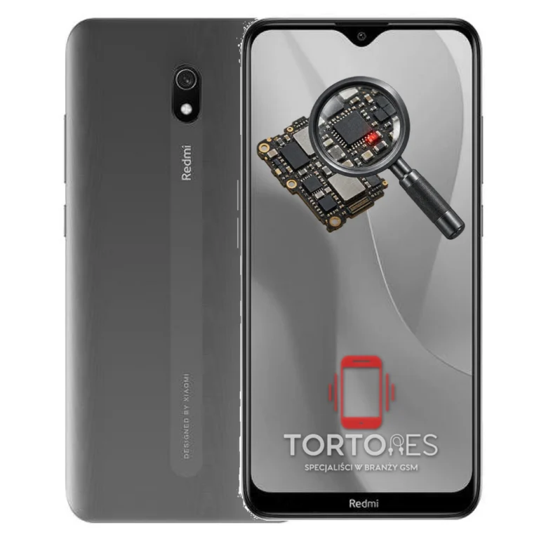 Redmi 8A z symbolem diagnostyki - diagnoza telefonu