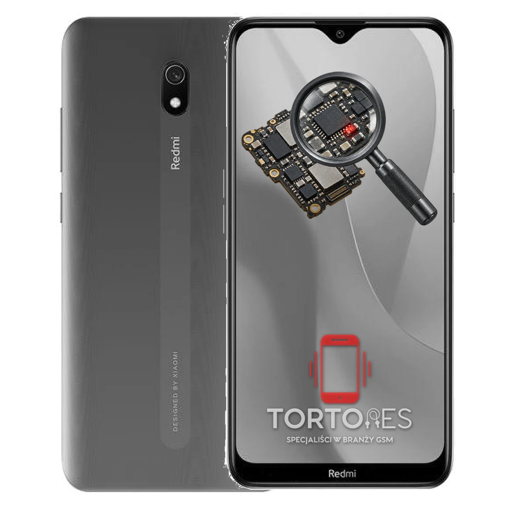 Redmi 8A z symbolem diagnostyki - diagnoza telefonu