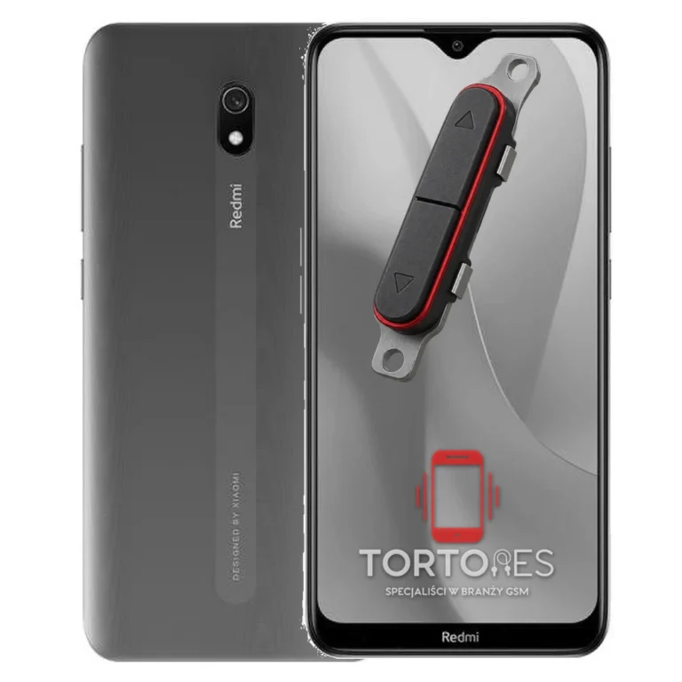 Redmi 8A z symbolem przycisków - naprawa przycisków włączania i głośności