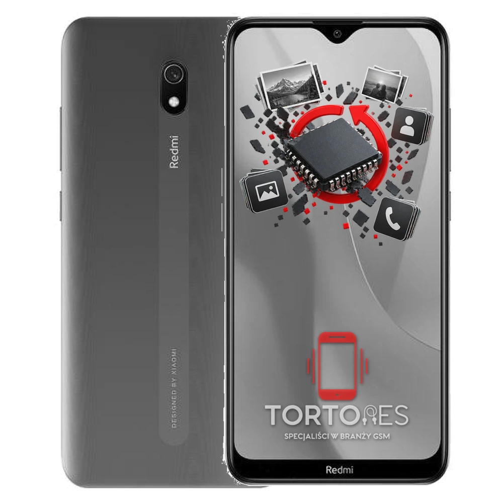Redmi 8A z ilustracją odzyskiwania danych - odzyskiwanie danych