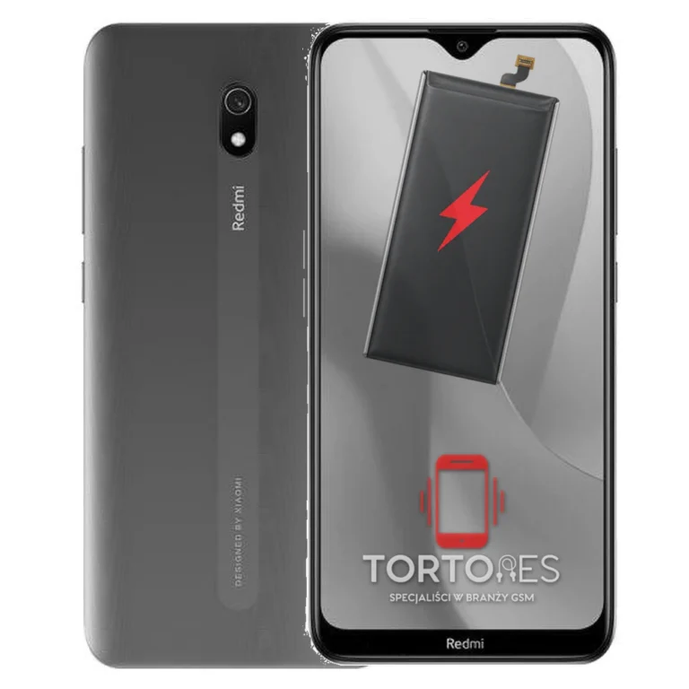 Redmi 8A z ilustracją baterii - wymiana baterii