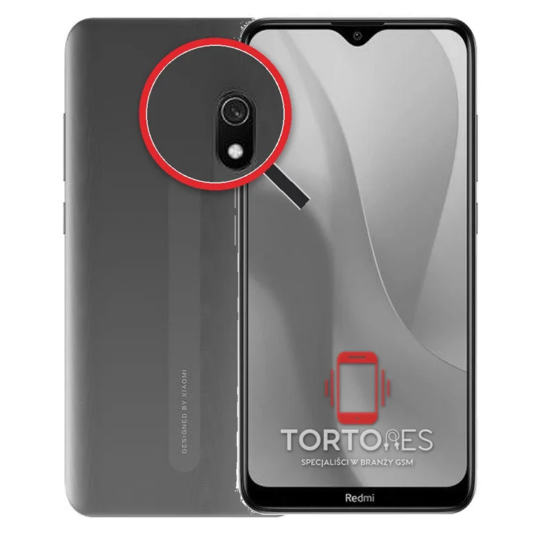 Redmi 8A z lupą na tylnych aparatach - wymiana tylnej kamery
