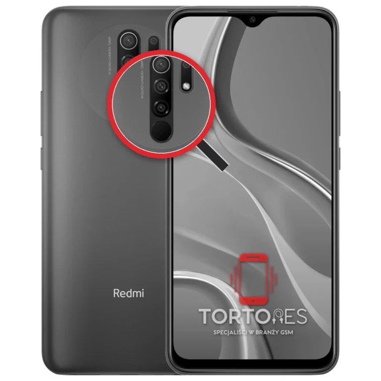 Redmi 9 z lupą na tylnych aparatach - wymiana tylnej kamery