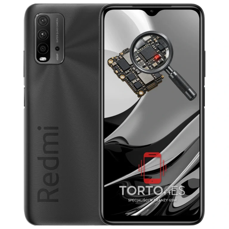 Redmi 9T z symbolem diagnostyki - diagnoza telefonu