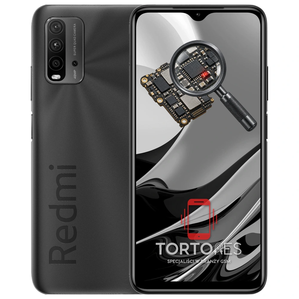 Redmi 9T z symbolem diagnostyki - diagnoza telefonu