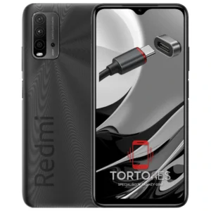 Redmi 9T z ilustracją złącza ładowania - naprawa złącza ładowania