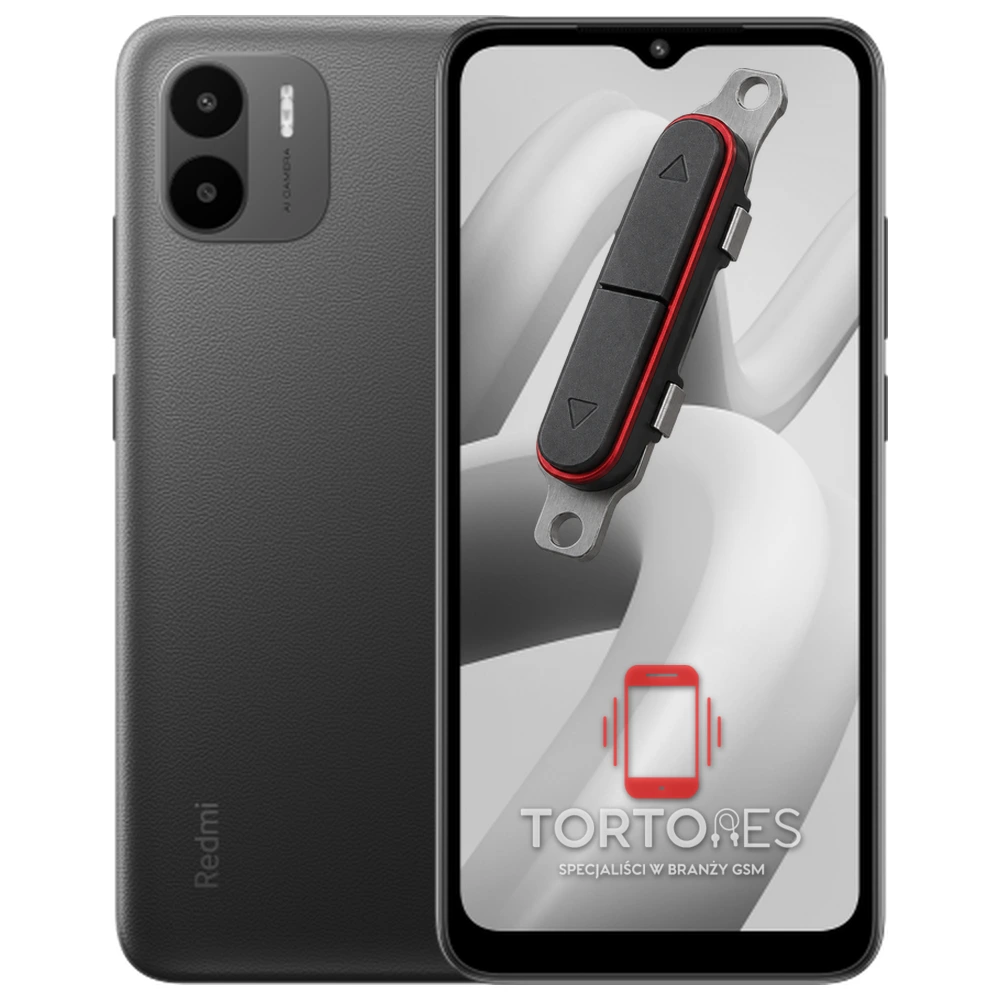 Redmi A1 z symbolem przycisków - naprawa przycisków włączania i głośności