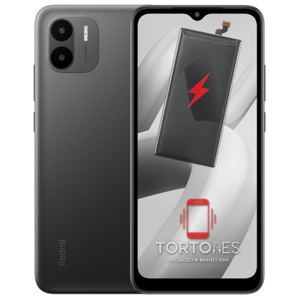 Redmi A1 z ilustracją baterii - wymiana baterii