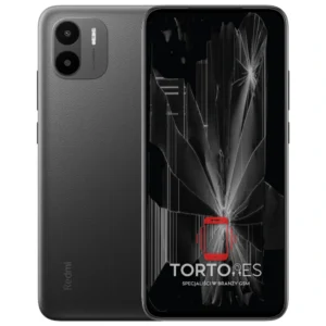 Redmi A2 z ilustracją pękniętego wyświetlacza - wymiana zbitego wyświetlacza