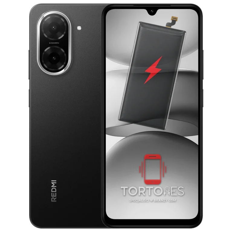 Redmi A5 z ilustracją baterii - wymiana baterii