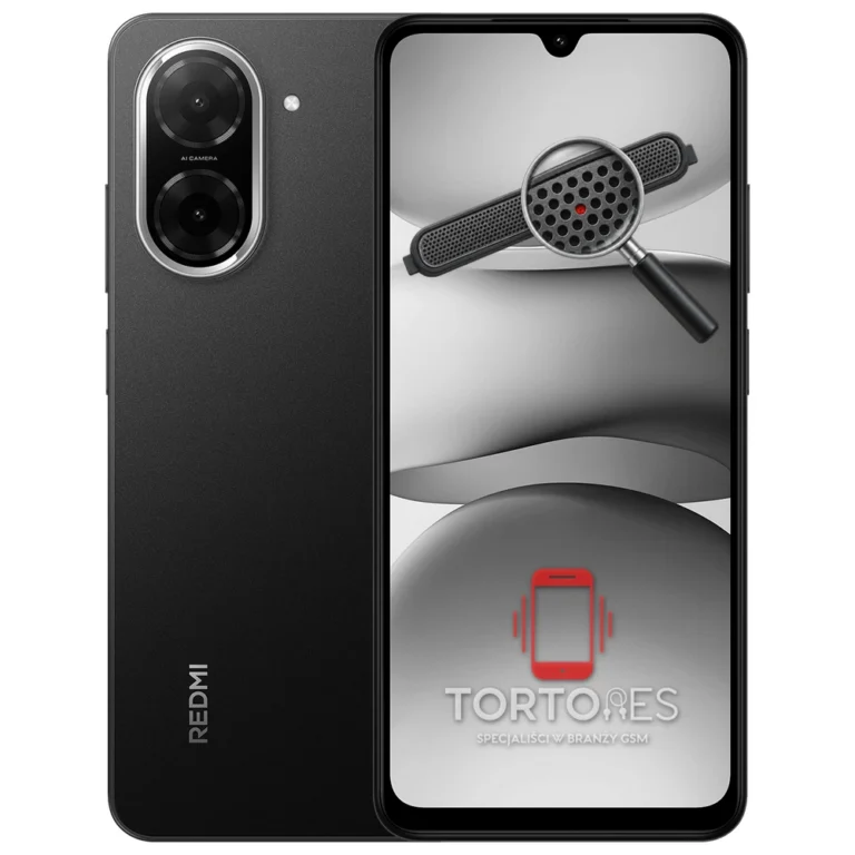 Redmi A5 z symbolem głośnika rozmów - wymiana głośnika rozmów