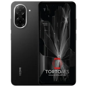 Redmi A5 z ilustracją pękniętego wyświetlacza - wymiana zbitego wyświetlacza